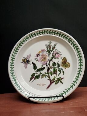 The Botanic Garden 1972 Salad Plate Dog Rose